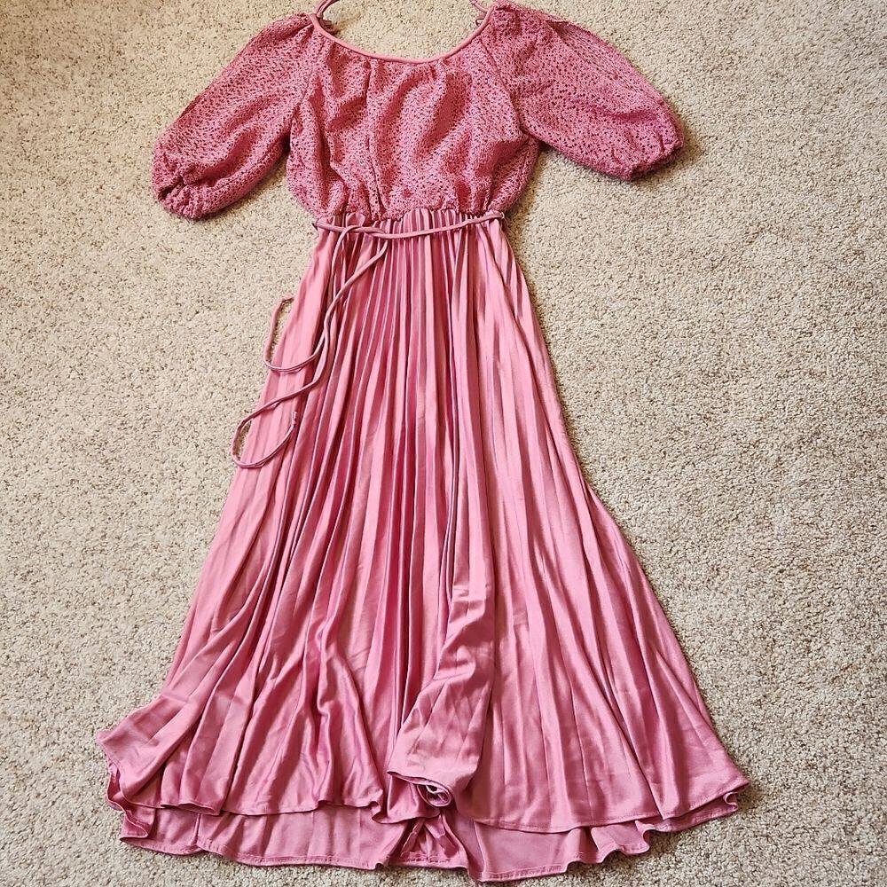 Pink Midi Dress